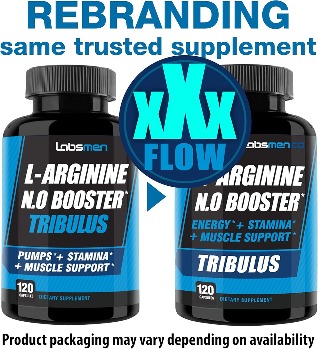 XXX Flow – Nitric Oxide Booster for Harder Erections (2-Month Supply 120 Capsules)