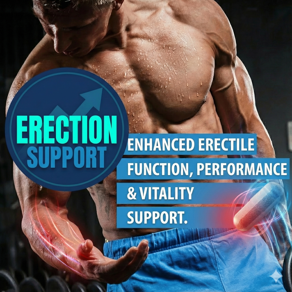 XXX Flow – Nitric Oxide Booster for Harder Erections (2-Month Supply 120 Capsules)